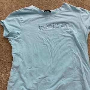 bebe blue tee <3